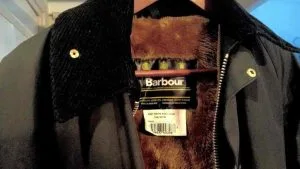 barbour liner